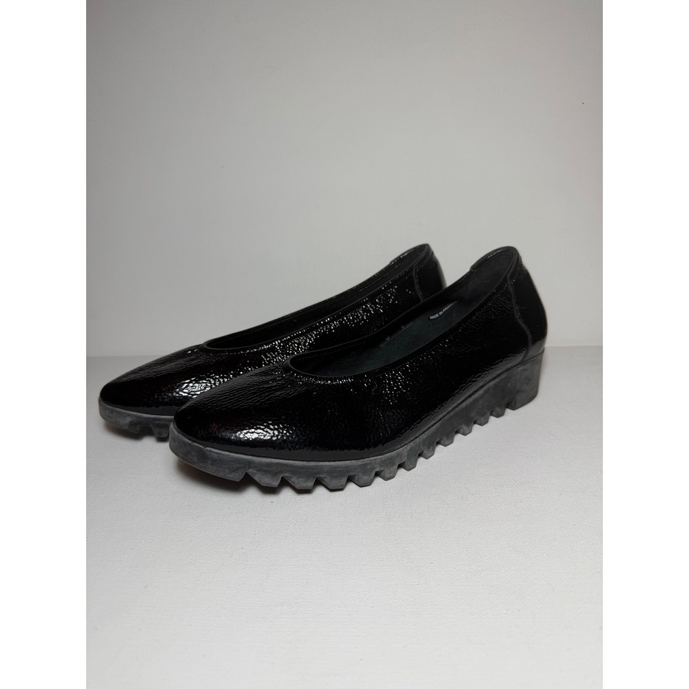 Arche Lomiss Ballerinas Women's Shoes Size 39 Patent Leather Black Slip On